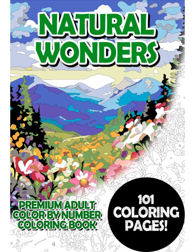 Natural Wonders - Premium Adult Color By