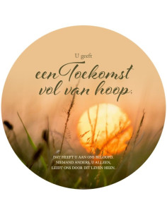 Muurcirkel Toekomst vol van...