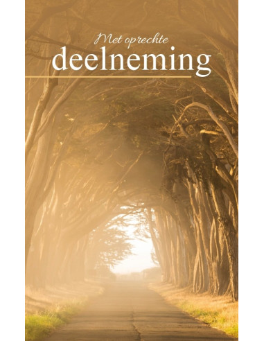 Map rouw met oprechte deelneming