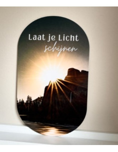 Muurvorm- Hij nlaat je...