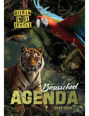 Basisschoolagenda 2025/26 dieren in de j