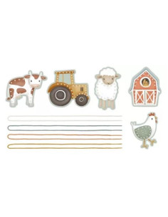 5 rijgkaarten farm 125605