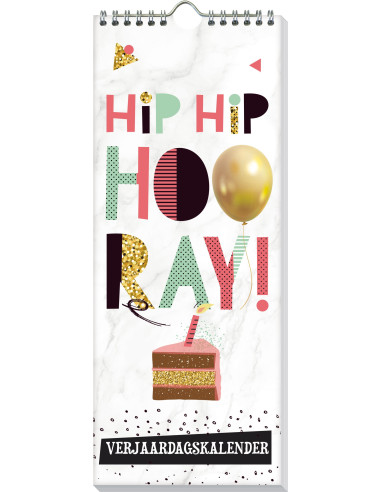 Verjaardagskalender Hip Hip Hooray