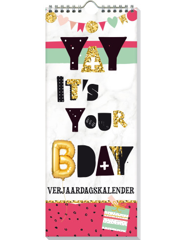 Verjaardagskalender It's your birthday