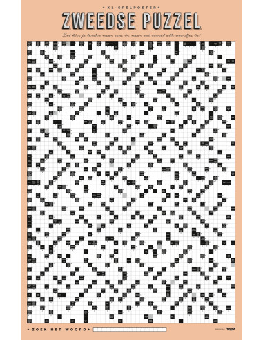 XL Spelposter - Zweedse Puzzel 3