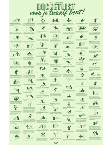 Bucketlistposter voor kids