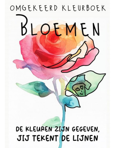 Omgekeerd Kleurboek - Bloemen - De Kleur