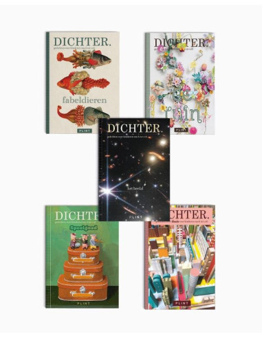 set van 2 x 5 verschillende DICHTERS