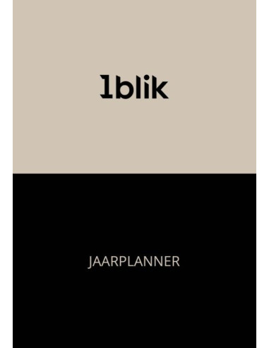 1blik Jaarplanner