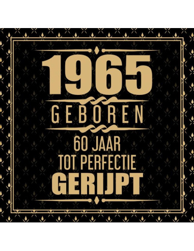 1965 Geboren 60 Jaar Tot Perfectie Gerij