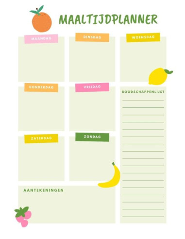 Maaltijdplanner