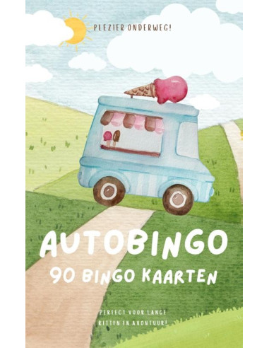 Autobingo voor Kinderen Reisspel