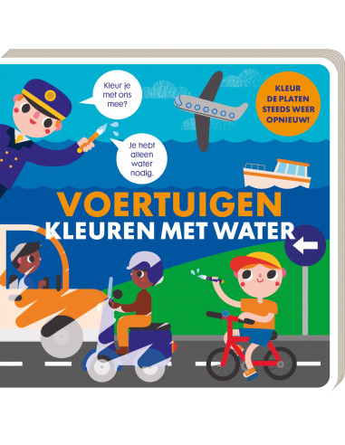 Kleuren met water - Voertuigen