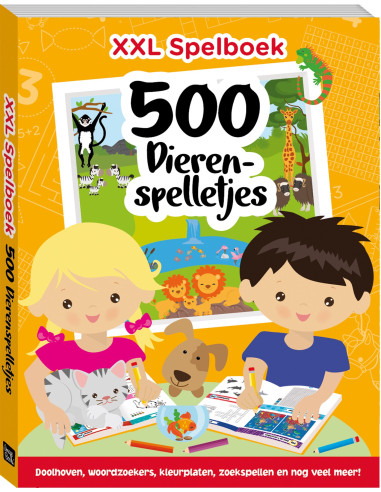 XXL Spelboek - 500 Dierenspelletjes