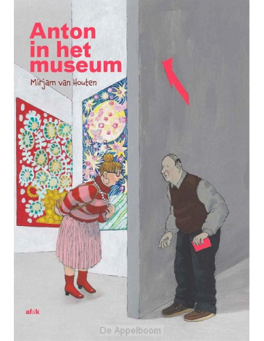 Anton in het museum