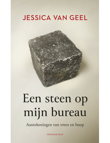 Een steen op mijn bureau