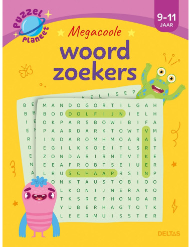 Puzzelplaneet - Megacoole woordzoekers /