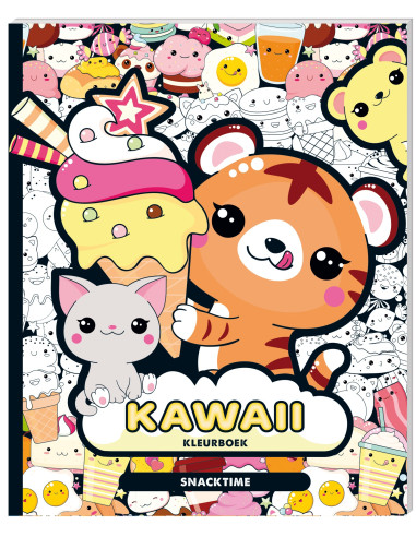 Kawaii Kleurboek - Snacktime