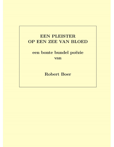 Een pleister op een zee van bloed