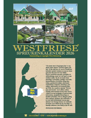 Westfriese spreukenkalender 2026