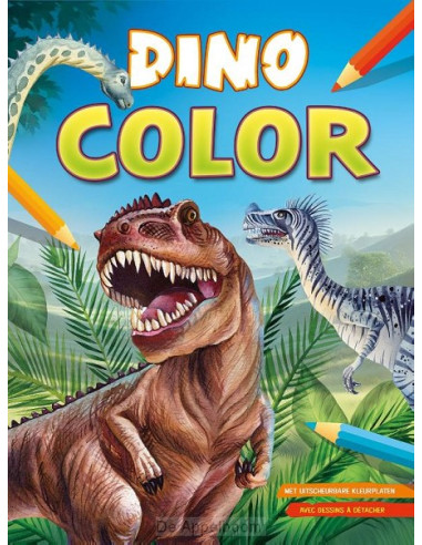 Dino color kleurblok / Dino color Bloc d