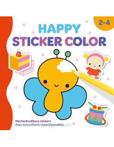 Happy Sticker Color / 2-4 jaar