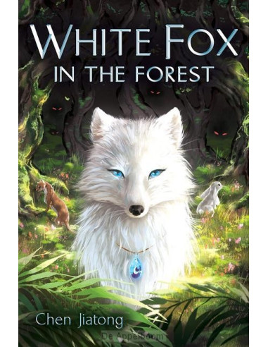 WHITE FOX IN THE FOREST