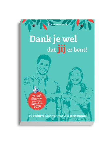 Zorgkalender positieve spreuken 2026