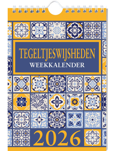 Tegeltjeswijsheden weekkalender - 2026