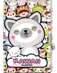 Dagboek met slot - Kawaii