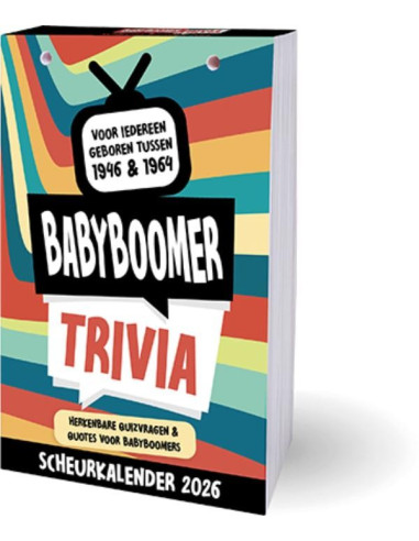 Babyboomer scheurkalender - 2026