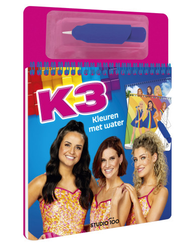 K3 : kleurboek - Kleuren met water