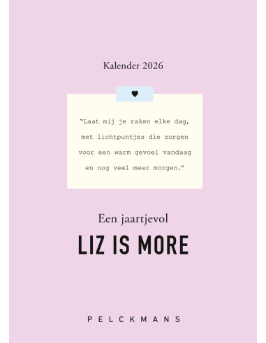 Een jaartjevol LIZ IS MORE 2026