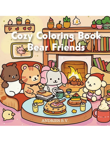 Cozy Coloring Book - Bear Friends