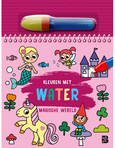 Kleuren met water: Magische wereld