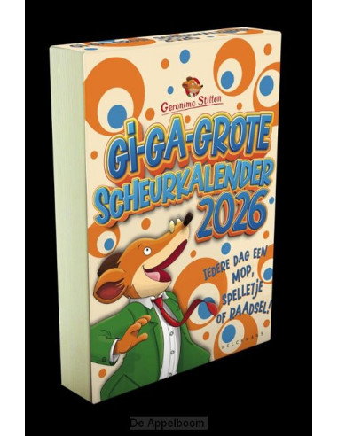 Gi-ga-grote scheurkalender 2026