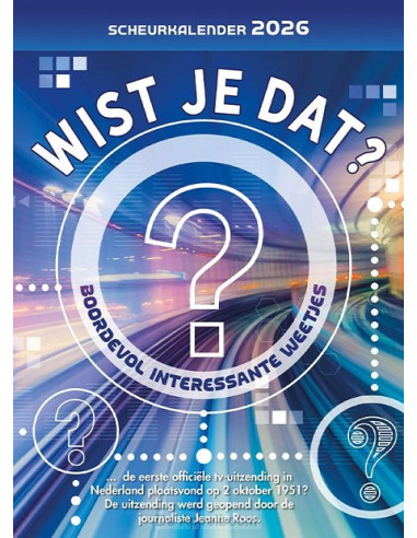 Scheurkalender 2026 Wist je dat?