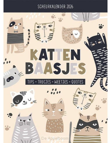 Scheurkalender 2026 Kattenbaasjes