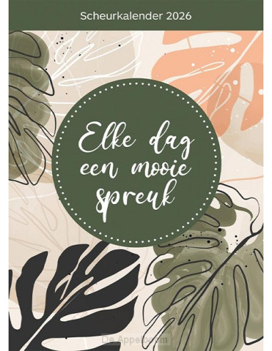 Scheurkalender 2026 Elke dag een mooie s