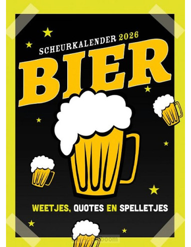Scheurkalender 2026 Bier