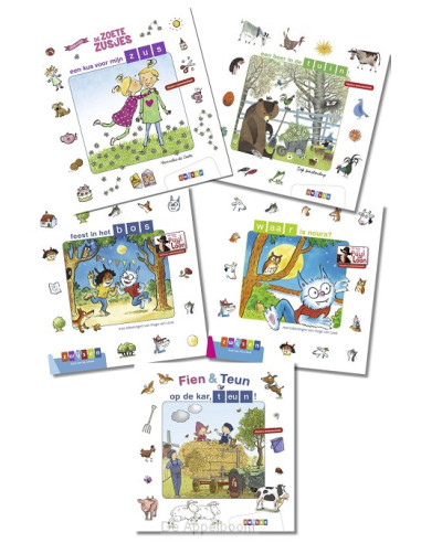 Pakket 2 kleuters samenleesboeken (5 tit