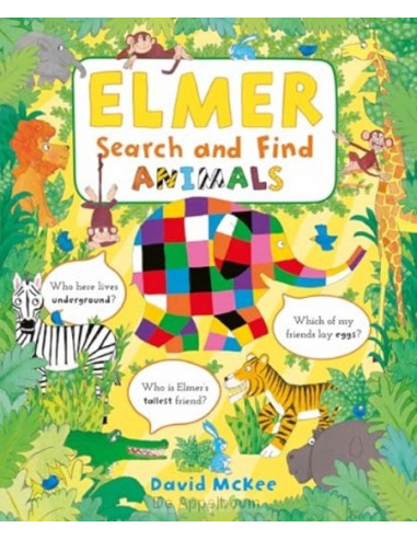 Elmer Search and Find Animals