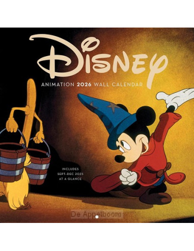 Disney Animation 2026 Wall Calendar