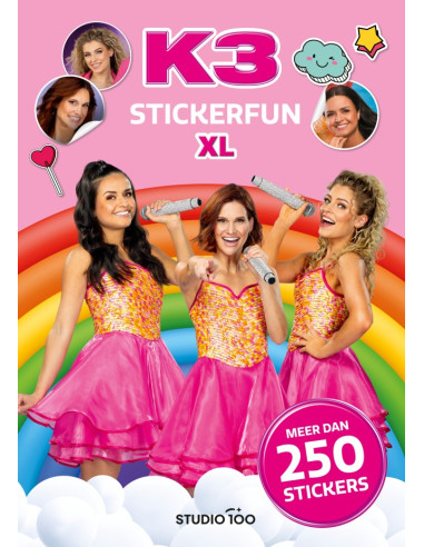 K3 : stickerboek - Stickerfun XL