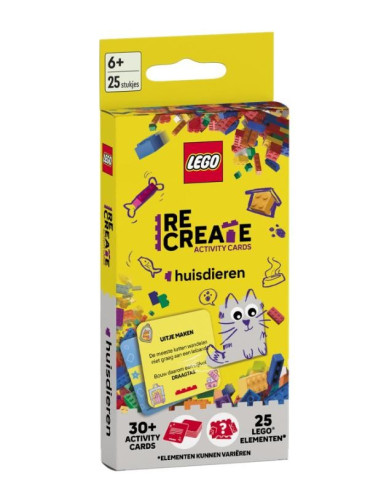 Lego ReCreate Activity Cards: Huisdieren