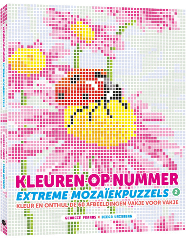 Kleuren-op-nummer: extreme moza?ekpuzzel