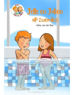 Jelle en jolien op zwemles