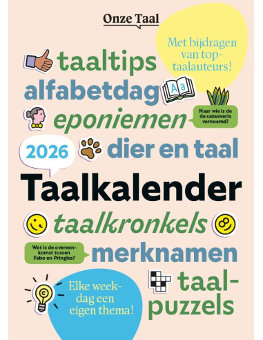 Onze Taal Taalkalender 2026