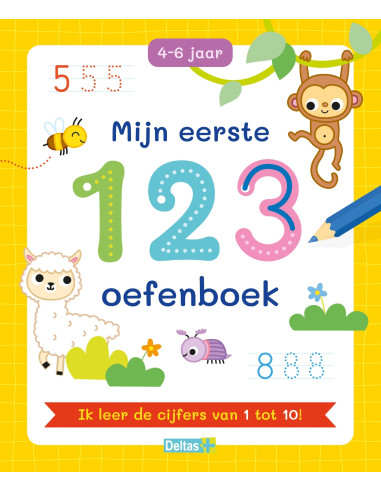 Mijn eerste 123 oefenboek (4-6 j.)