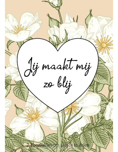 Jij maakt mij zo blij theedoosje